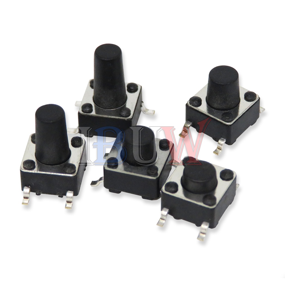 Set 50 Nút Công Tắc Ấn 6x6x4.3 / 5 / 6 / 7 / 7.3 / 9 / 10mm 6 * 6 * 4.3mm 5mm 6mm 7mm