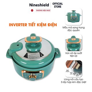 NỒI ÁP SUẤT ĐA NĂNG 4 LÍT NINESHIELD KB-618, HÀNG CHÍNH HÃNG