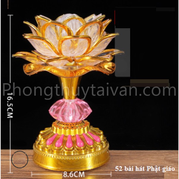 Đèn bàn thờ Hoa sen LEDtiết kiệm điện)