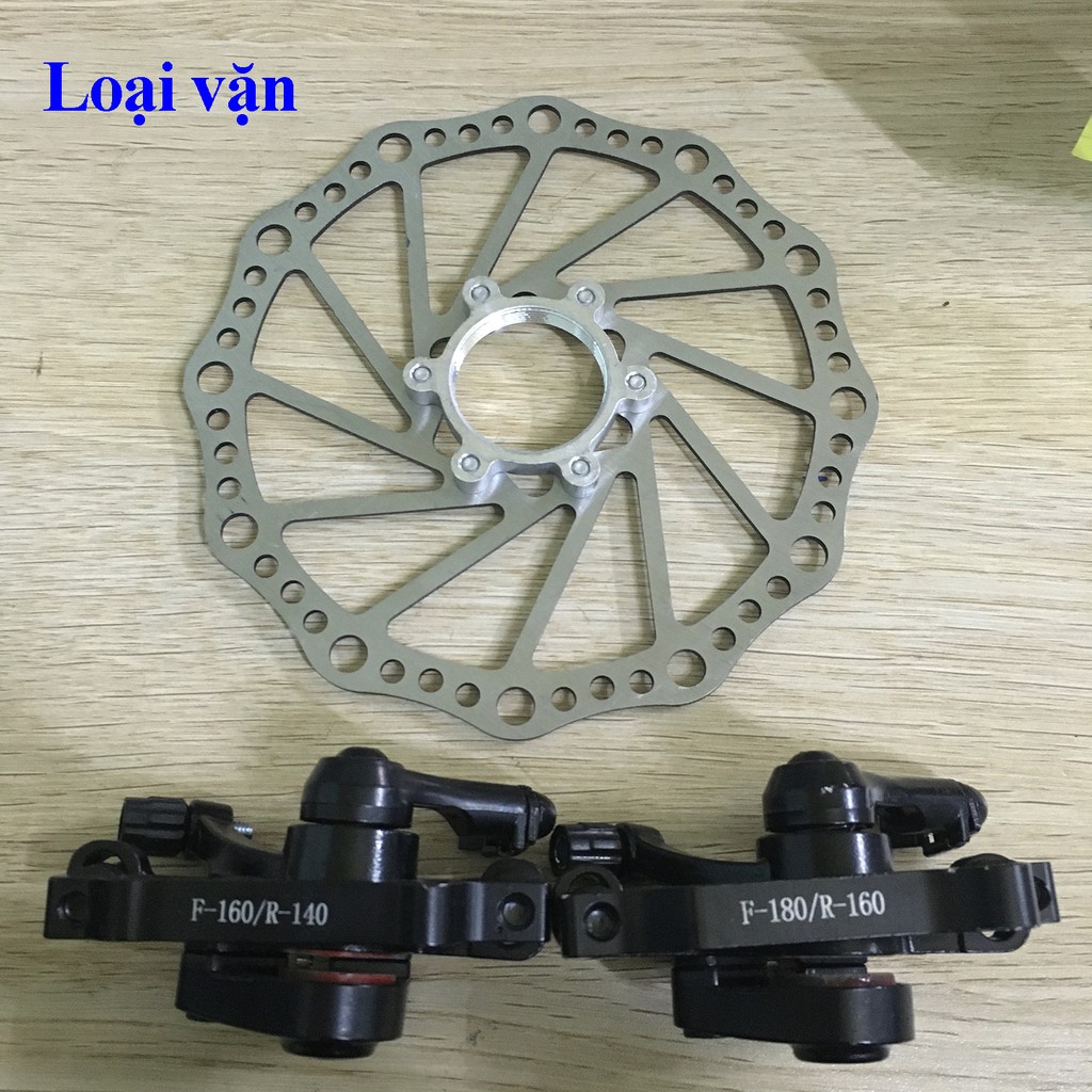 Phanh đĩa trước và sau xe đạp Bolids