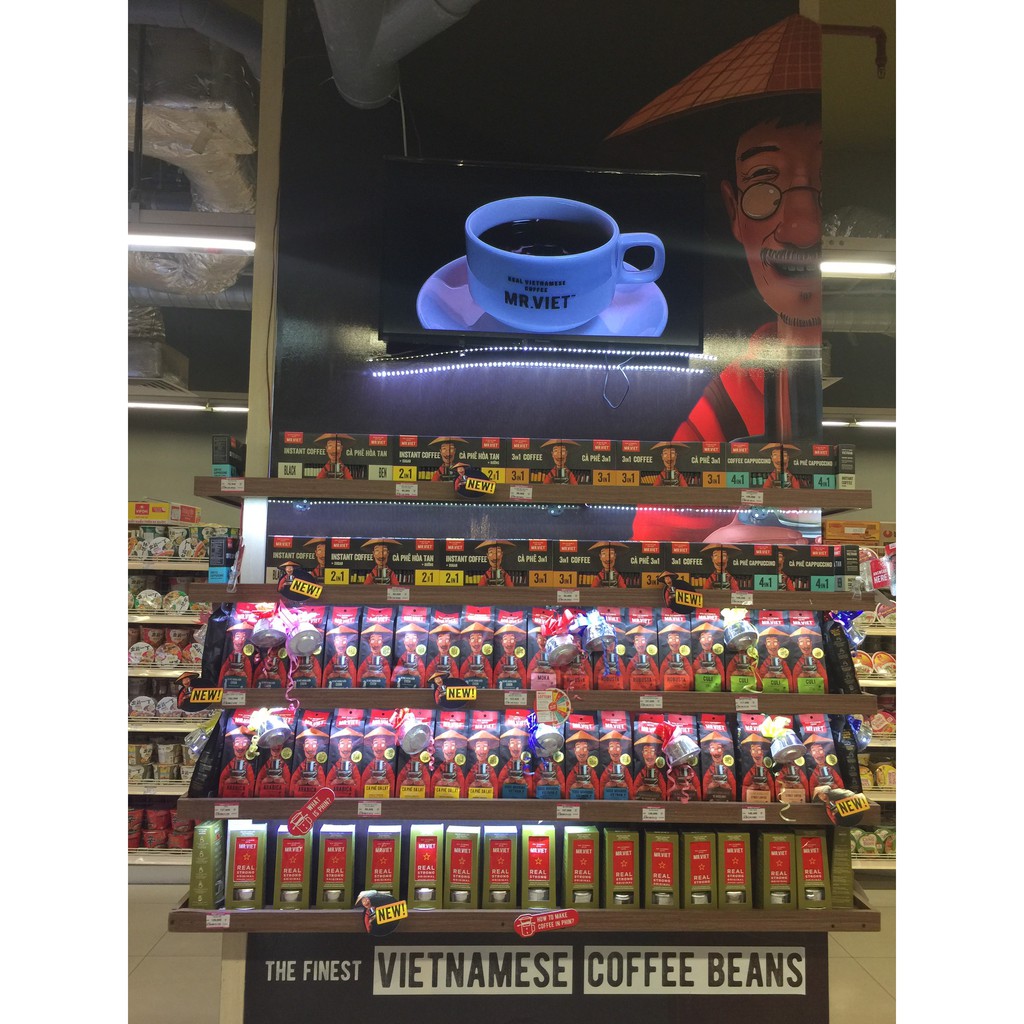 Cà Phê Hòa Tan 3in 1 - MR.VIET -17 gói/255g ( 3in 1 Instant Coffee) | BigBuy360 - bigbuy360.vn