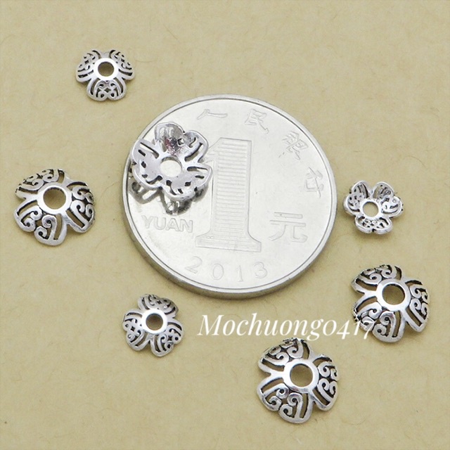 [FREE SHIP] Charm ốp hoa bạc cao cấp - Hàng bạc siêu đẹp loại 1 PH526