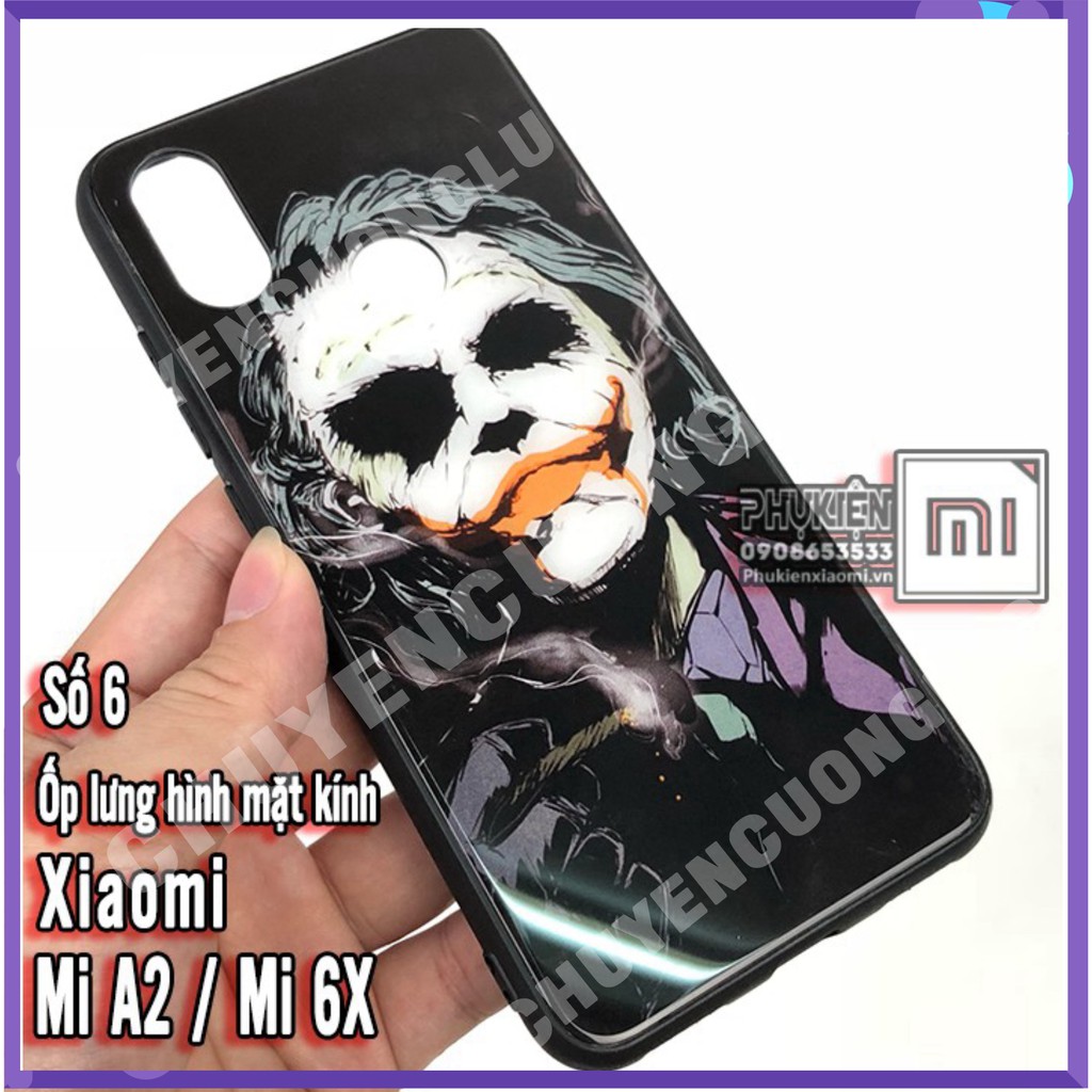 [BAO GIÁ] Ốp lưng Xiaomi MI A2 / MI 6X Hình 3D kính (A) - Số 6