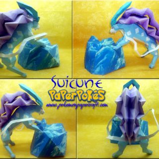 Mô hình giấy Pokemon: Suicune Ver.1