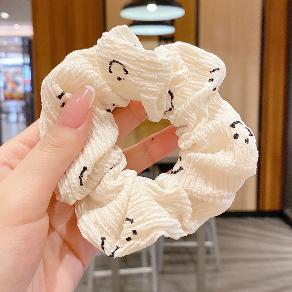 Dây buộc tóc hình mặt cười dễ thương dành cho nữ