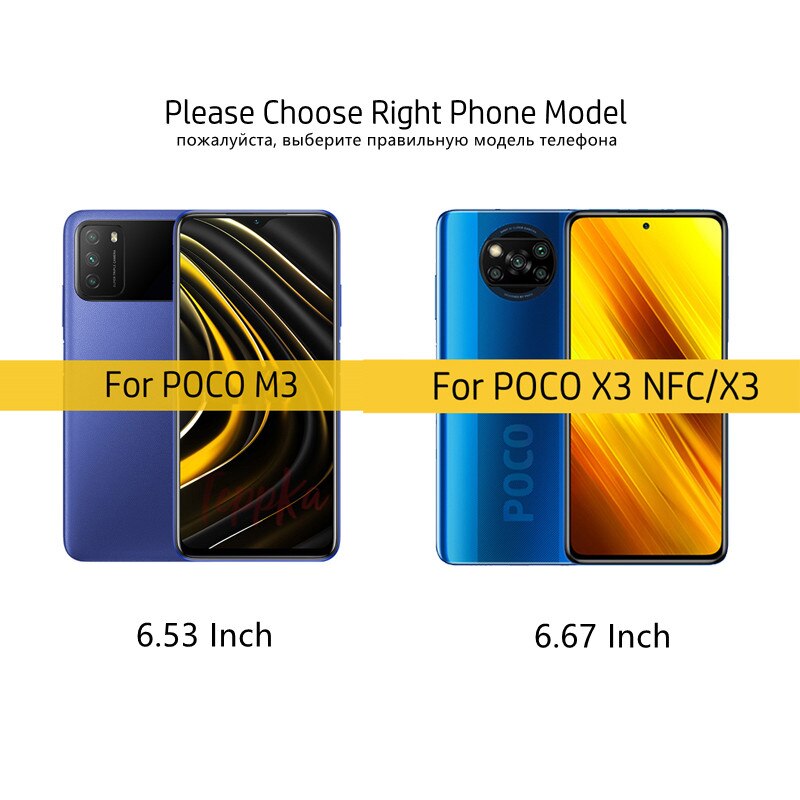 Xiaomi POCO M3 PU Leather Texture Case Soft Silicone TPU Shockproof Back Cover