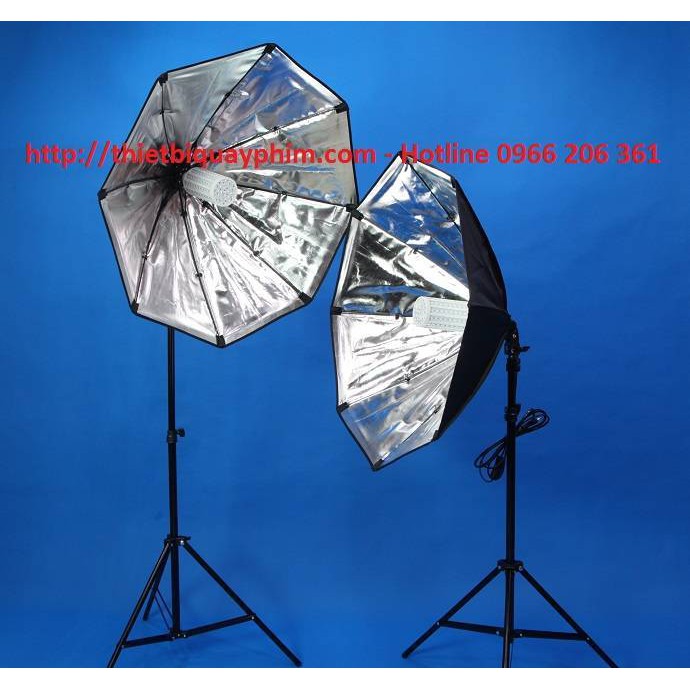 Combo 2 đèn LED360 40w softbox bát giác 75cm