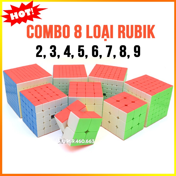 Combo 23456789  Moyu Nhựa Màu