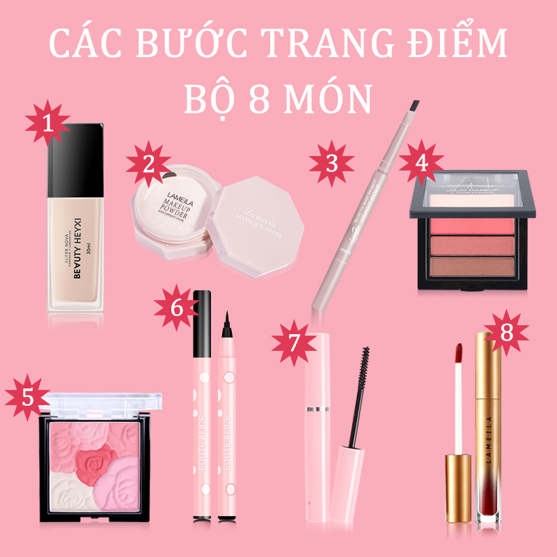 Bộ mỹ phẩm trang điểm 8món,SET MAKEUP 8 MÓN MỚI VỀ-URBHYX-T8 | BigBuy360 - bigbuy360.vn