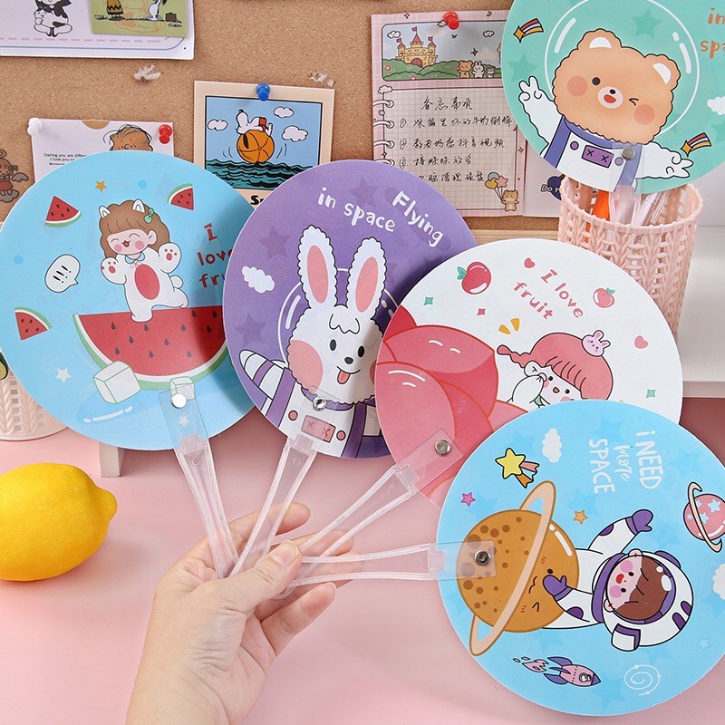 Quạt Mini Cầm Tay Hình Tròn Nhiều Mẫu Xinh Xắn - Mẫu Mới Hot 2021 | BigBuy360 - bigbuy360.vn