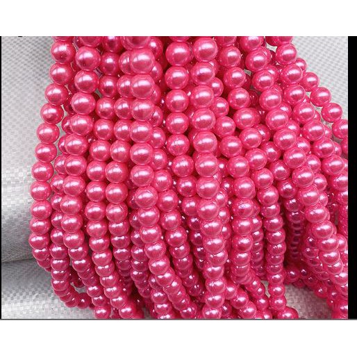 25gram hạt bẹt ngọc trai nhựa nhiều màu 6-8-10mm có lỗ