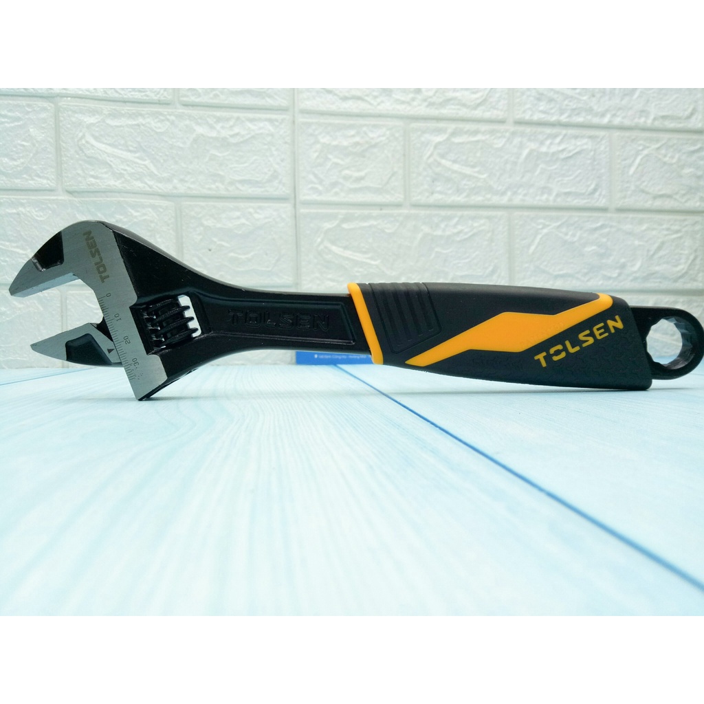 Mỏ lết cán nhựa công nghiệp Tolsen 15308 15309 15310 15311 nghe moc