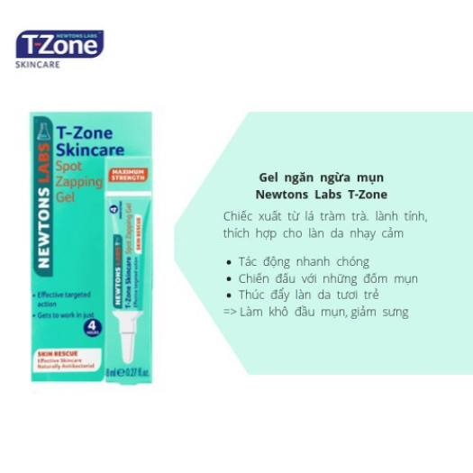 Gel Chấm Mụn Cấp Tốc T-Zone 8ml Skincare Spot Zapping Gel