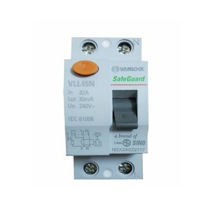 CB CHỐNG GIẬT SINO,CẦU DAO CHỐNG RÒ SINO MODEL RCCB VLL45N