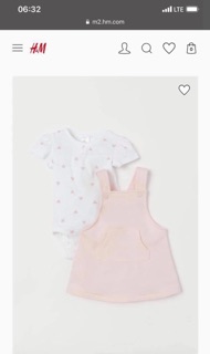 Sét yếm kèm áo H&M siêu xinh