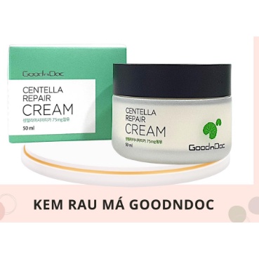 Kem Rau Má GoodnDoc Centella Repair Dưỡng Ẩm Phục Hồi Da