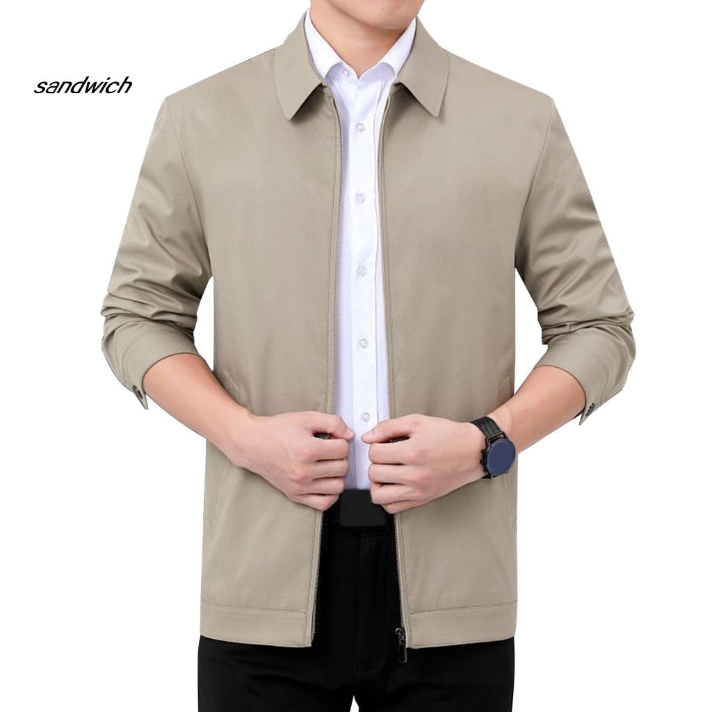 Áo Khoác Cổ Bẻ Thời Trang Công Sở Thanh Lịch Cho Nam