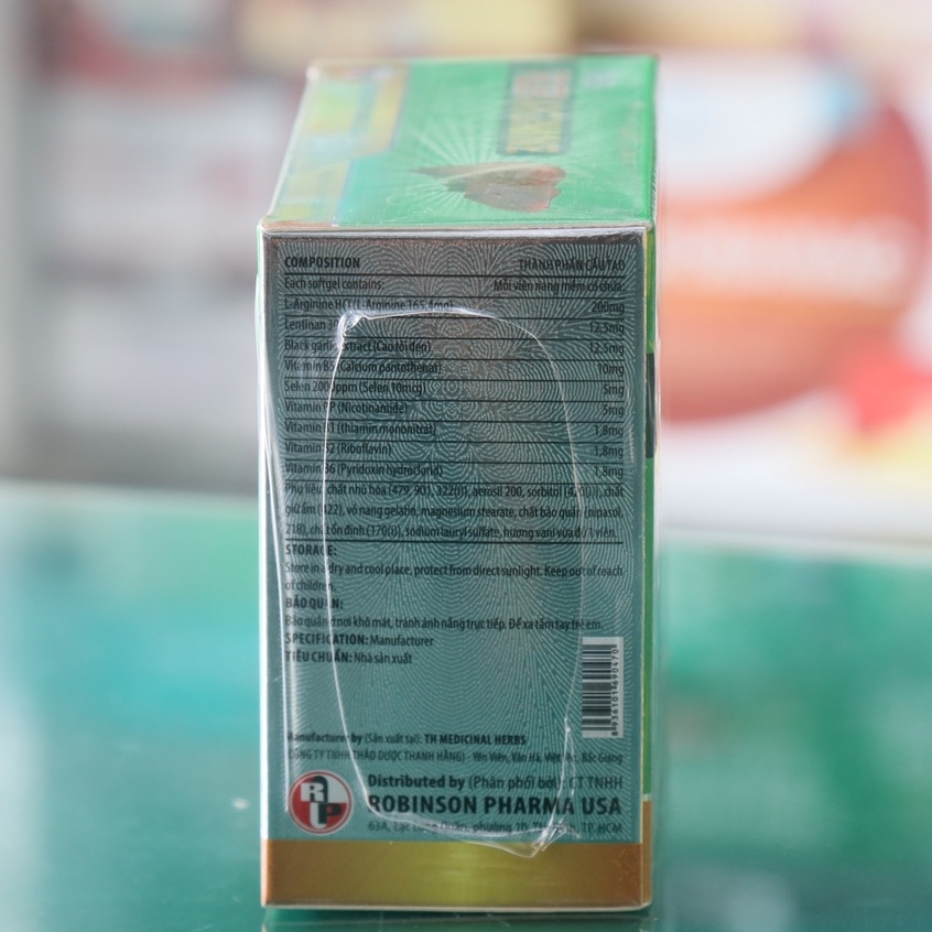 Bổ gan RobArginine - Hỗ trợ bảo vệ gan, tăng cường chức năng gan (30 viên)