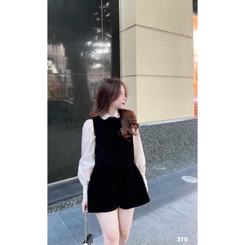 SET ÁO GHILE + QUẦN NHUNG TANG CHA NEO | BigBuy360 - bigbuy360.vn