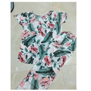 Bộ tole trung niên quần dài