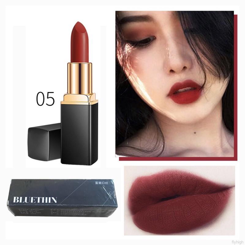 Son môi màu lì dưỡng ẩm lâu trôi thiết kế vỏ đen và vàng đồng sang trọng | BigBuy360 - bigbuy360.vn