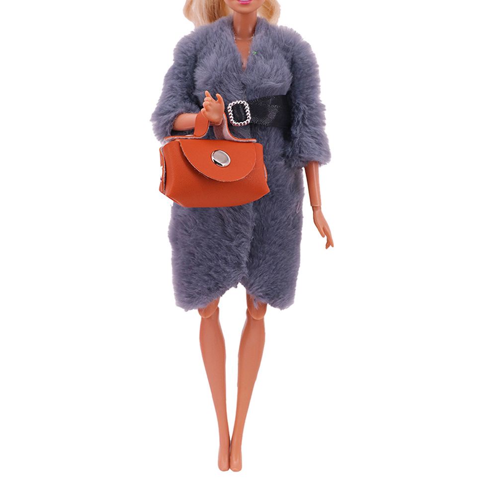 Áo Khoác Lông Dáng Dài 26-30cm Thời Trang Mùa Đông Cho Búp Bê Nhiều Màu Sắc