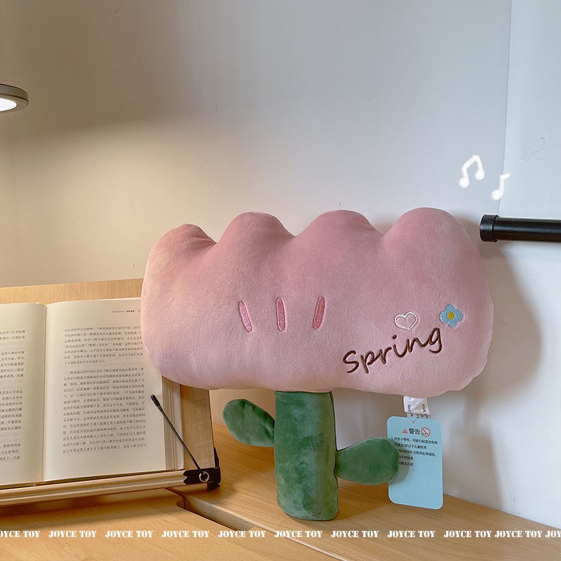 Gối Ôm Sofa/Giường Nhồi Bông Đính Hoa Nhỏ Dễ Thương