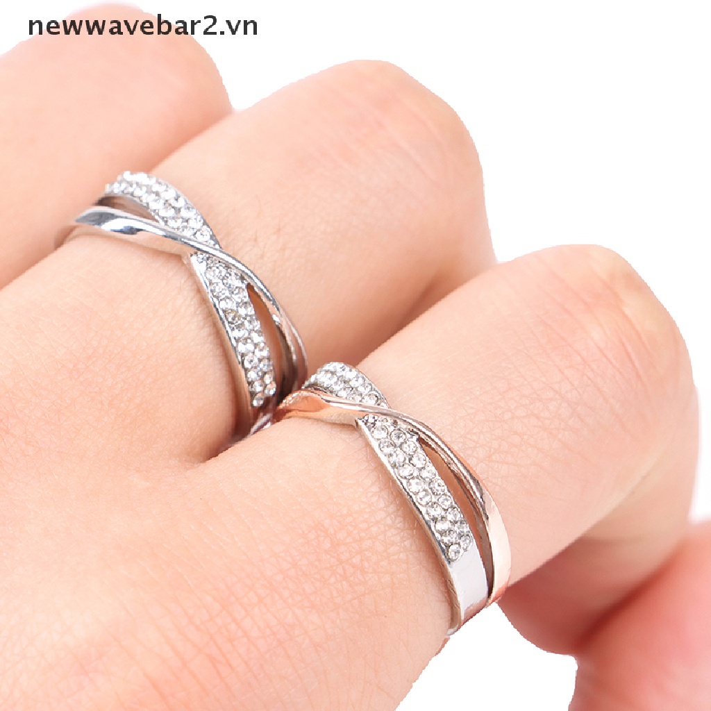 [newwavebar] Nhẫn Nam Châm Đính Kim Cương Pha Lê Giả Giảm Cân Chăm Sóc Sức Khỏe
