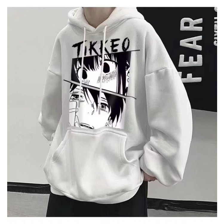 ÁO HOODIE FORM RỘNG IN HÌNH ANIME ÁO NAM NỮ DẠO PHỐ