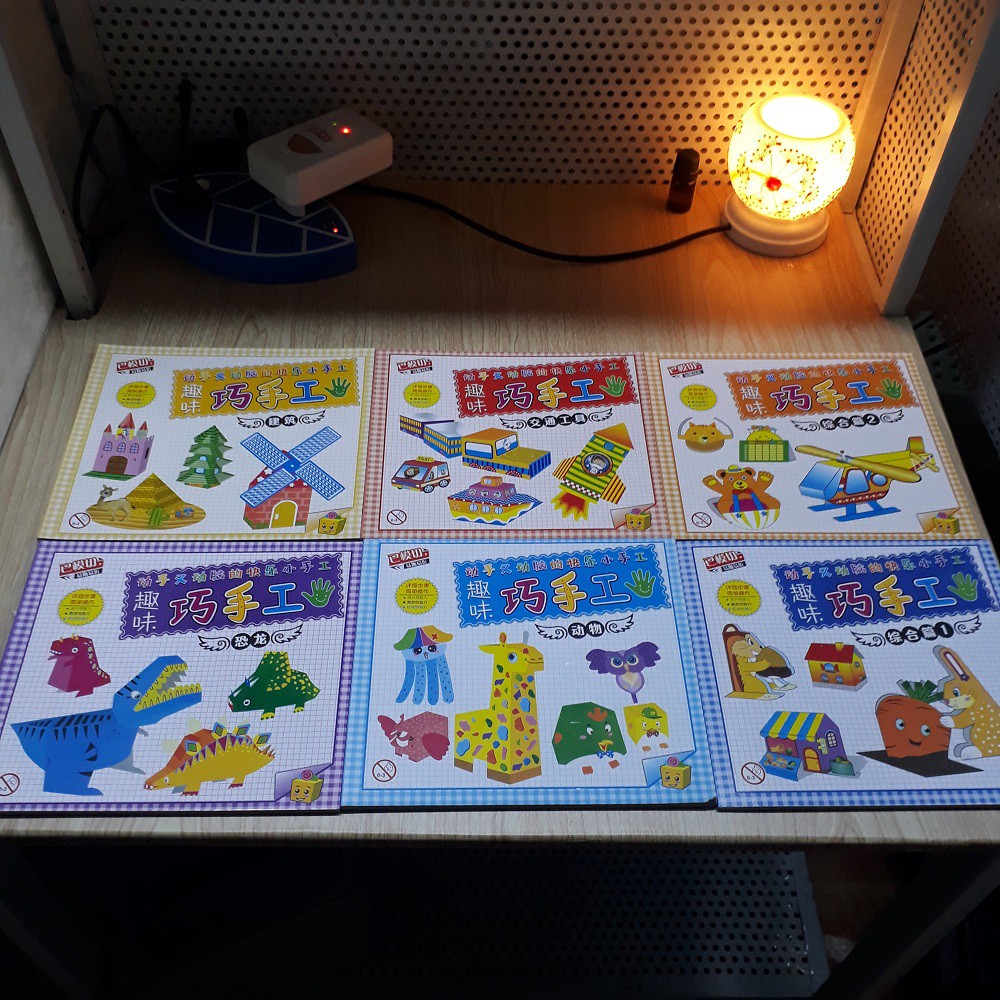 Đồ chơi Gấp giấy Origami 3D cho bé (Nhiều Mẫu) phong cách Nhật Bản hàng đẹp bìa cứng in màu