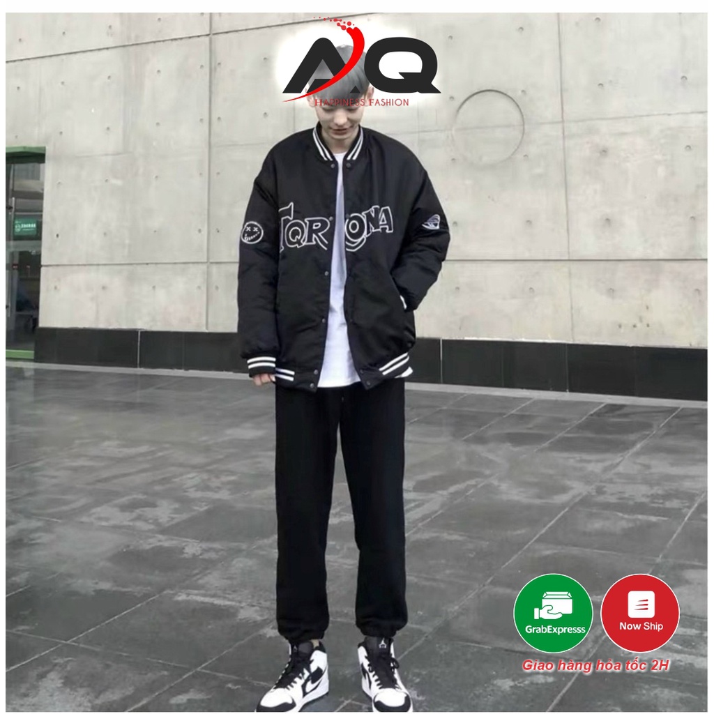 Áo Khoác Dù Bomber TORONA Nam Nữ Unisex Áo Khoác Jacket Bombers Siêu Hot Trend