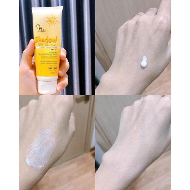 Kem Chống Nắng Fixderma Shadow  SPF 50 cream - SPF 30 gel 75g
