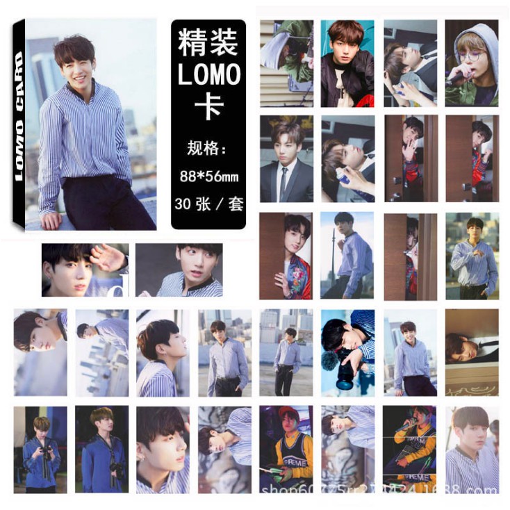 LOMO CARD JUNGKOOK 8 MẪU LOMO BTS