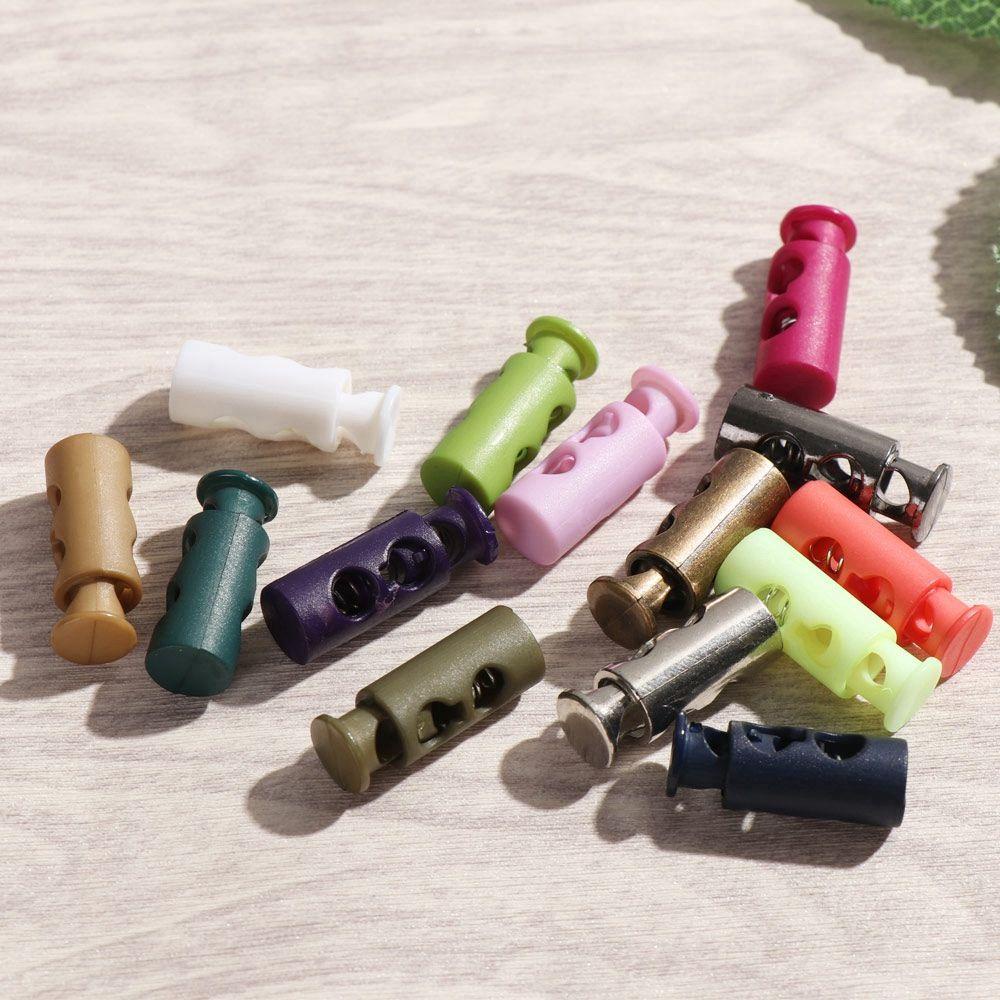 20 Nút Chặn Dây Giày Bằng Nhựa Nhiều Màu Sắc