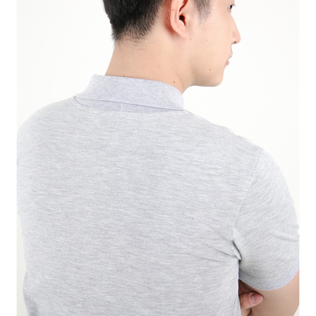 Áo thun nam cổ bẻ ngắn tay dáng ôm Kojiba