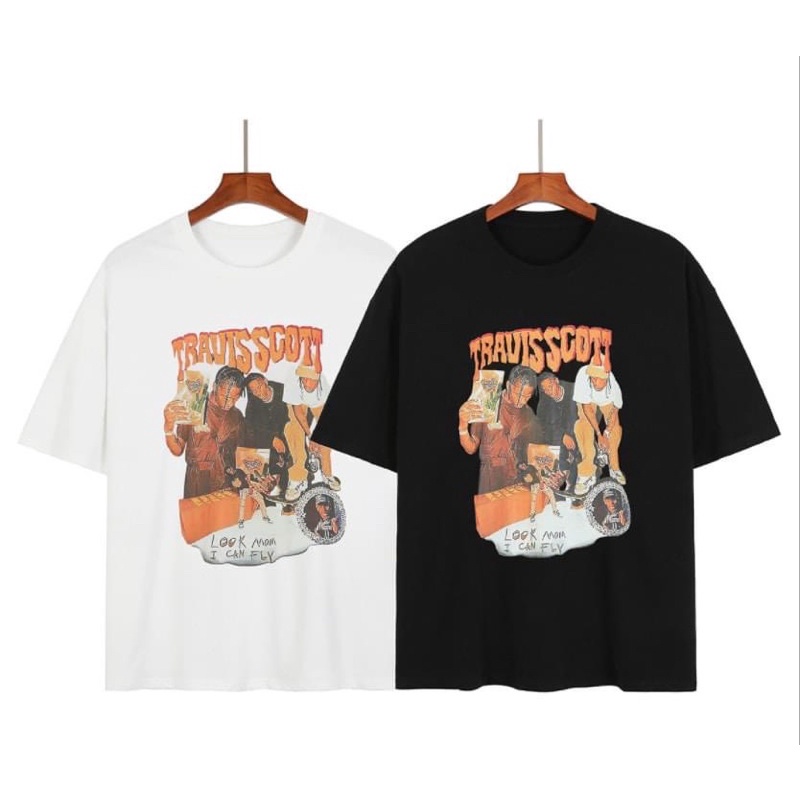 Áo thun tay lỡ TRAVISCOST Hogoto shop , Áo thun unisex nam nữ form rộng oversize chất liệu Cotton | BigBuy360 - bigbuy360.vn