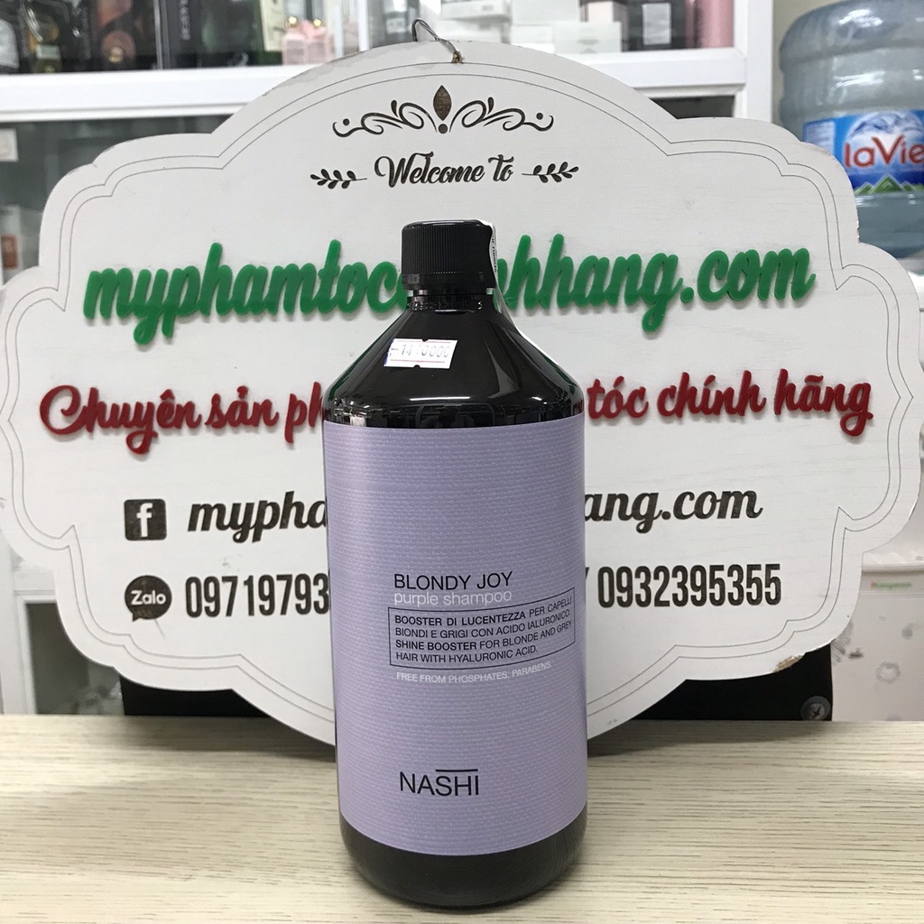 DẦU GỘI TÍM KHỬ ÁNH VÀNG NASHI BLONDY JOY 250ML - 1000ML
