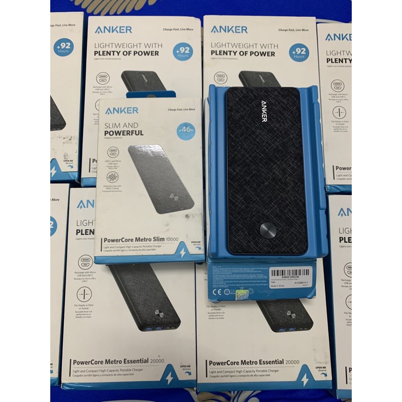 Pin Dự Phòng Anker PowerCore Slim 10000 A1229 (Full Box) Chính hãng Anker Có niêm Phong AnkerVN