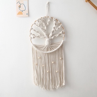 Deamcatcher macrame hình cây trang trí
