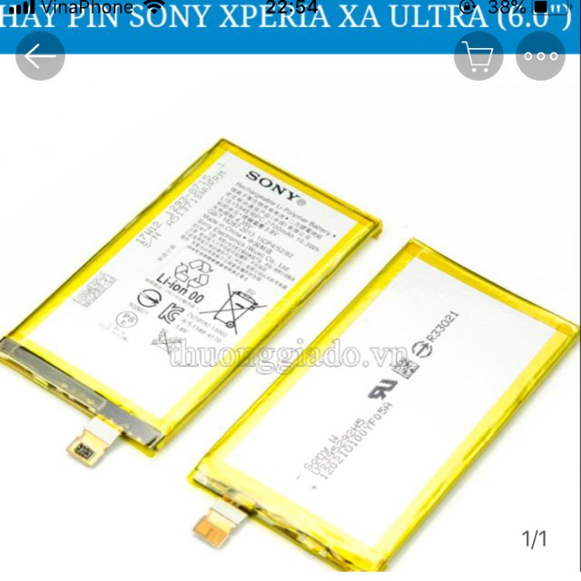 Pin xịn cho máy Sony XA ultra/C6 có bảo hành