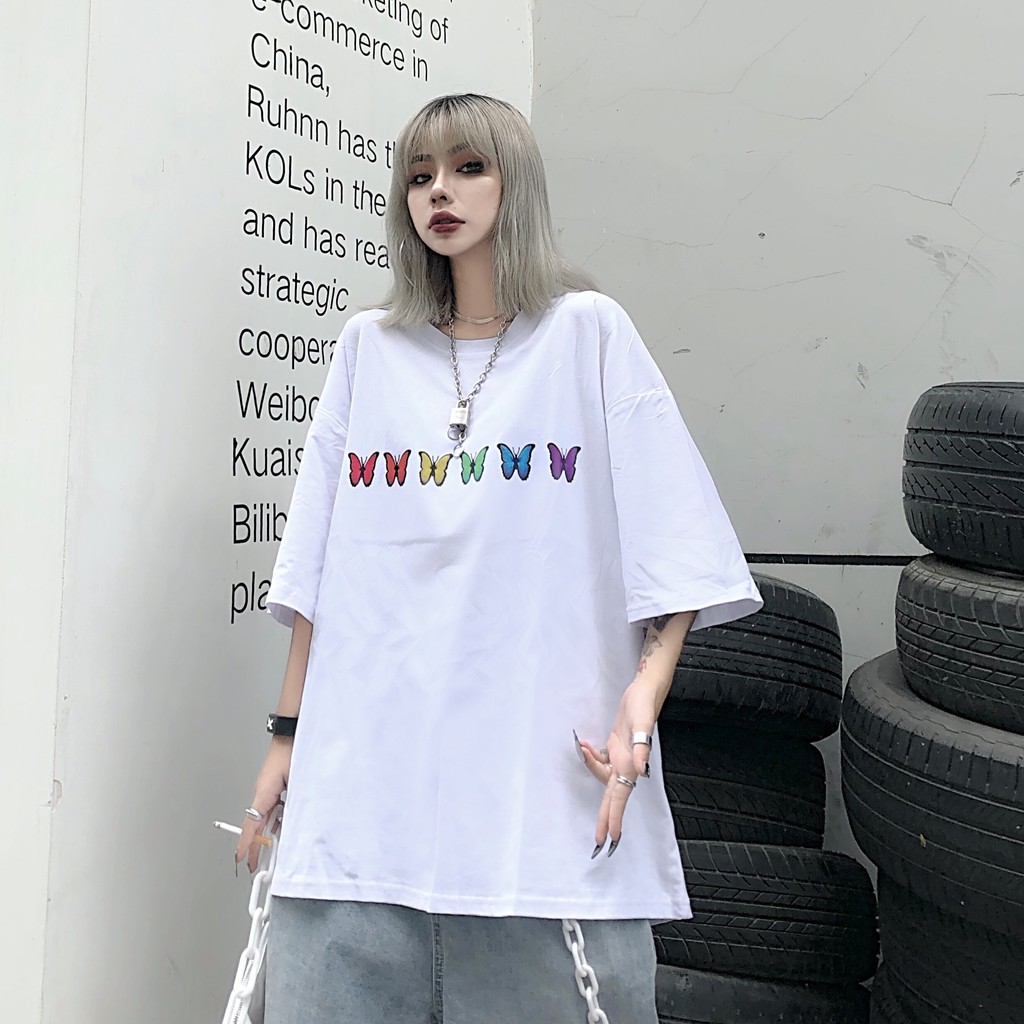 [Mã FAMARAL1 giảm 10K đơn 50K] Áo thun tay lỡ Unisex NEKOSG, áo phông form rộng ATL130