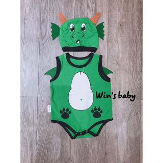Bodysuit tạo hình Khủng Long ngộ nghĩnh cho bé