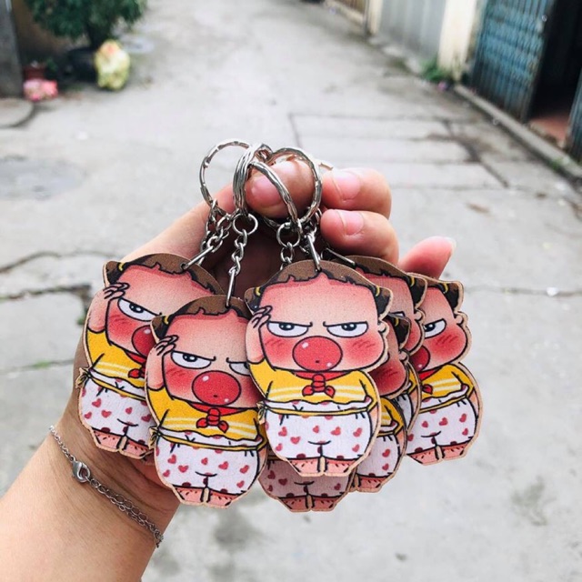 Móc khoá gỗ bán sỉ