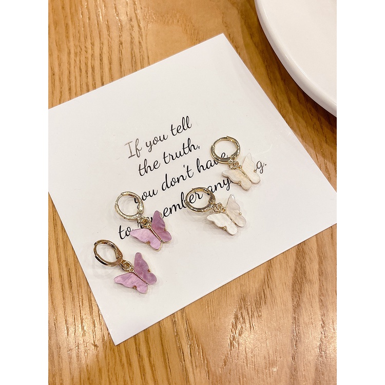 Bông Tai Hình Bướm Thời Trang Mùa Hè Xinh Xắn Cho Nữ