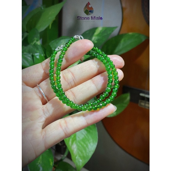 Vòng đeo tay Diopside cho mệnh Mộc Hoả