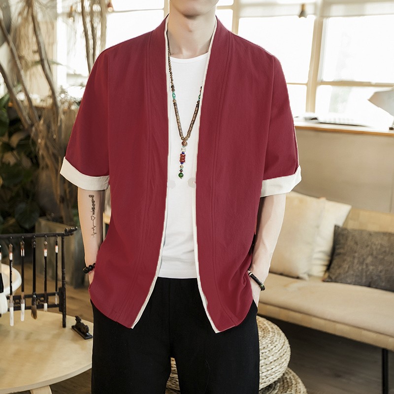 Áo khoác cardigan Haori Kimono form rộng nam nữ - Phong cách Nhật Bản | BigBuy360 - bigbuy360.vn