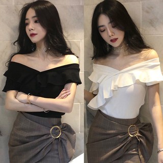 Áo thun nữ lệch vai dáng ôm