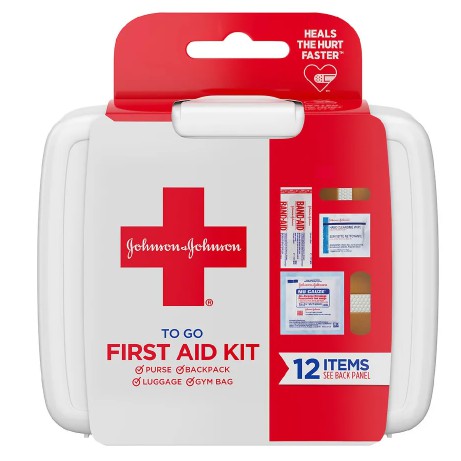 HỘP SƠ CỨU Johnson &amp; Johnson TO GO 12 MÓN