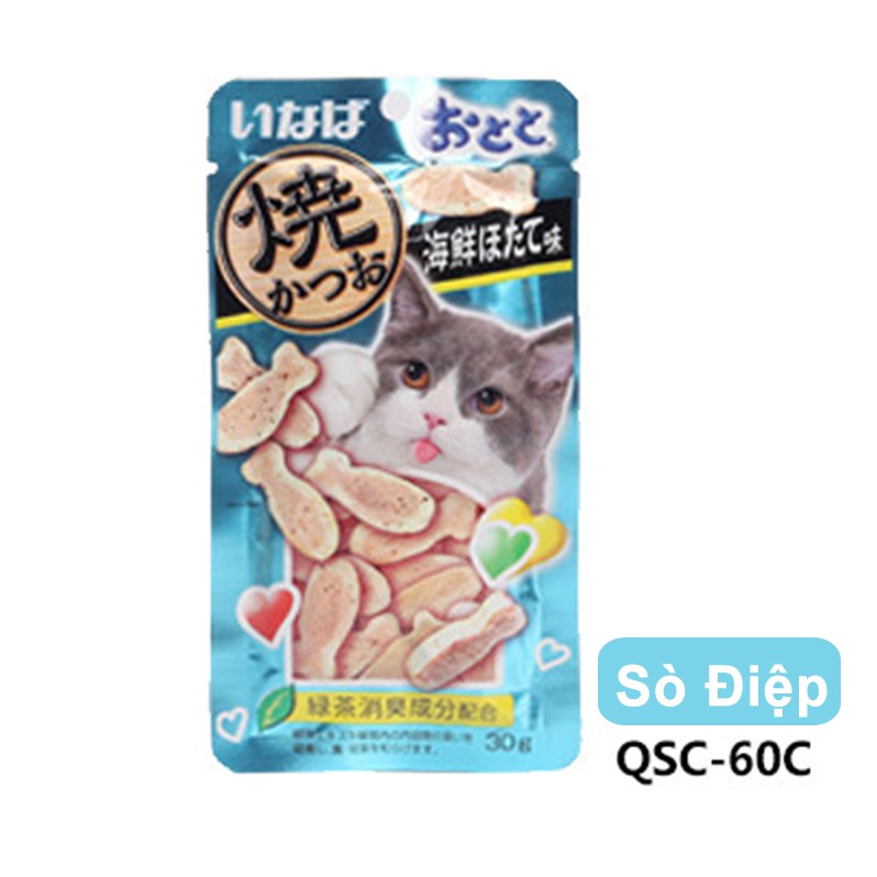 Bánh Thưởng Cho Mèo Inaba Gói 30g Giá Rẻ
