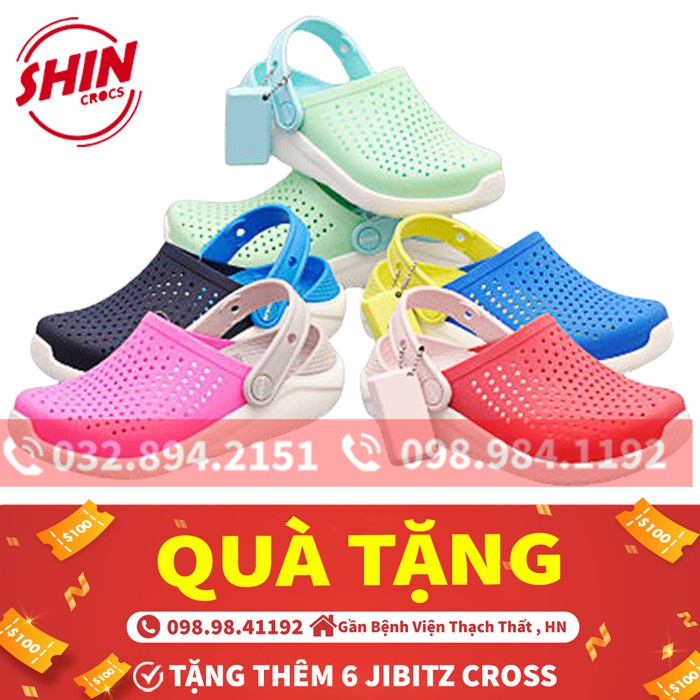 Dép cross cho bé họa tiết sục bít đầu nhiều màu lựa chọn MAICORS2SA tặng thêm 4 sticker cross